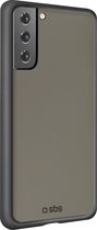 Coque Samsung Galaxy S21 Plus - SBS - Série Rim - Coque Arrière en Plastique Rigide - Zwart - Coque Adaptée au Samsung Galaxy S21 Plus