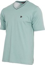 Donnay T-shirt - Sportshirt - V- Hals shirt - Heren - Maat 3XL - Sage green (099)