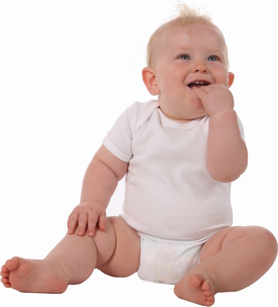 Link Kidswear Unisex Rompertje - Oranje - Maat 50/56