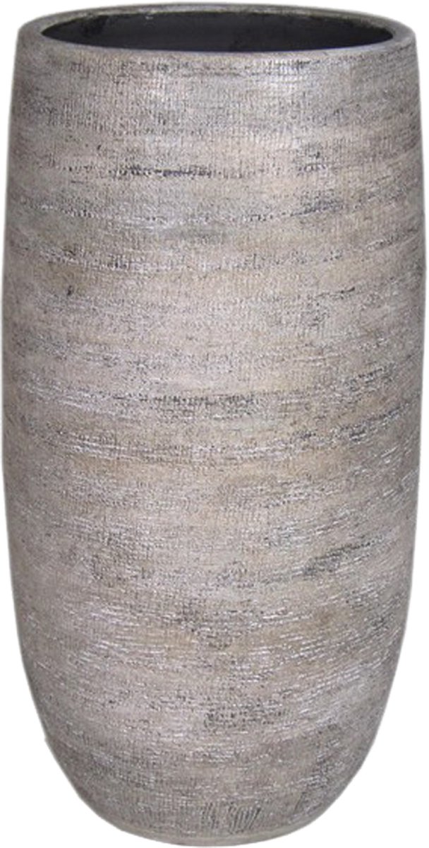 Bloempot Mira hoog - d29 x h60cm - Wit