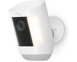 Ring Spotlight Cam Pro – Batterij – Beveiligingscamera – 2K video – Wit