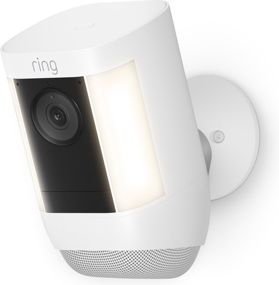 Korting tot 35% op Ring Producten bij Bol.com 15 Ring Spotlight Cam Pro - Battery - White