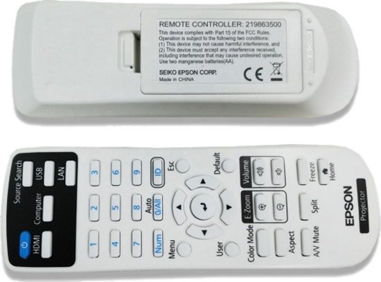 Télécommande EPSON H987C, code article 2198635/219863500