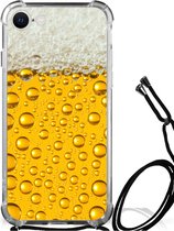 Telefoonhoesje iPhone SE 2022 | 2020 | 8 | 7 Hippe Hoesjes met transparante rand Bier