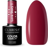 Claresa UV/LED Gellak Love Story #8 – 5ml. - Rood - Glanzend - Gel nagellak