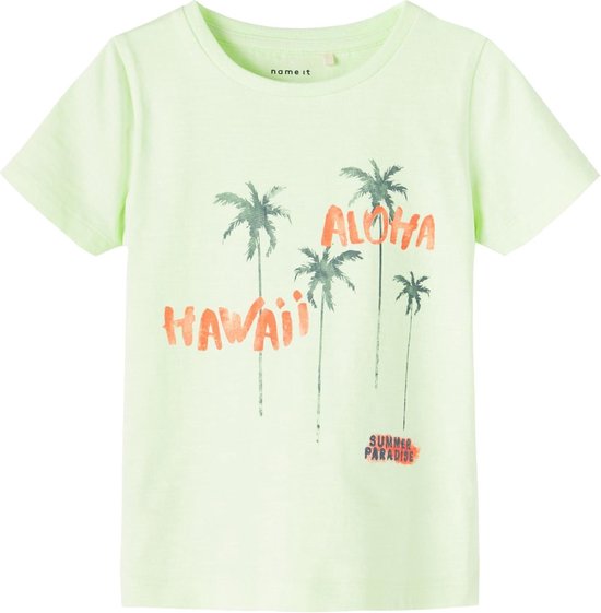 Name it Garçons Enfants Vêtements Vert Tshirt Frankie Lime Cream - 110
