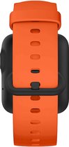 Bracelet adapté à la montre Xiaomi Watch Lite/Redmi Watch, boucle Ardillon en Siliconen souple - Oranje