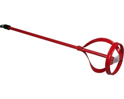 Benson Verfmixer - Staal - Ø 8 cm - Rood - 42 cm Lengte