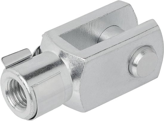 20-delige hoogwaardige persmoer met binnendraad M6, gemaakt van staal, oppervlak: verzinkt, 13,6 mm (17/32″), 8066705. Praktische aandrijfhuls met kraag voor meubelaansluitingen en nog veel meer, van EMUCA