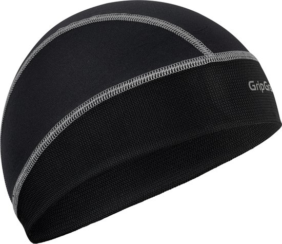 GripGrab - UPF 50+ Lightweight Zomer Fiets Helmmuts UV Bescherming - Zwart - Unisex - Maat One Size