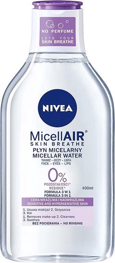 Nivea - Micellair Skin Breathe For Micellar Skin Care Is A Sensitive And...  | bol.com