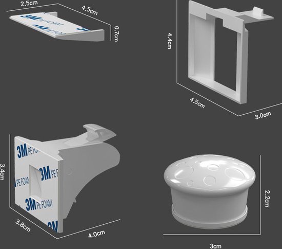 Verrou d'armoire magnétique invisible de sécurité pour bébé