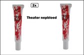 2x Tube Jofrika Cosmetics Nep Bloed / Fake Blood / Kunstbloed / Halloween