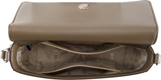 DKNY Cuir Sac à épaule bandoulière Sac à épaule Bryant Sutton Crossbody Bag Truffle Marron clair