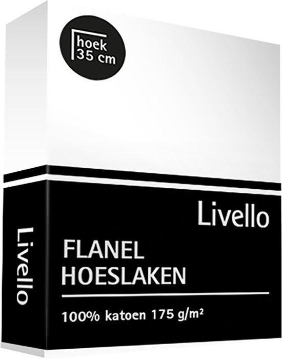 Livello Hoeslaken Flanel White 180x210