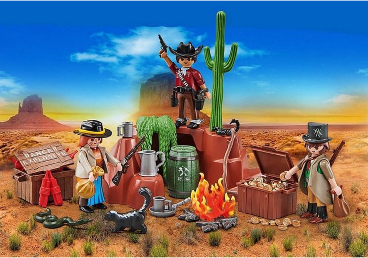 Playmobil Western 1023 - Bandietenschuilplaats