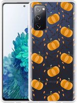 Hoesje Geschikt voor Samsung Galaxy S20 FE Pumpkins