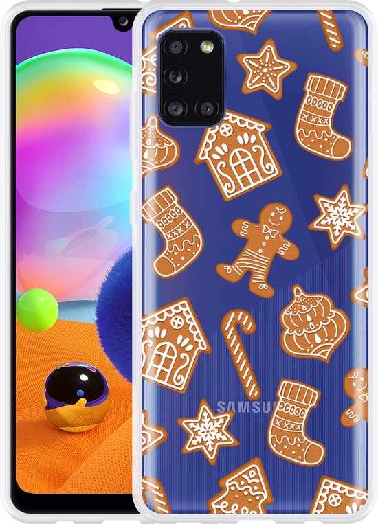 Hoesje Geschikt voor Samsung Galaxy A31 Christmas Cookies bol