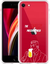 iPhone SE 2020 Hoesje Only Present I Need - Designed by Cazy