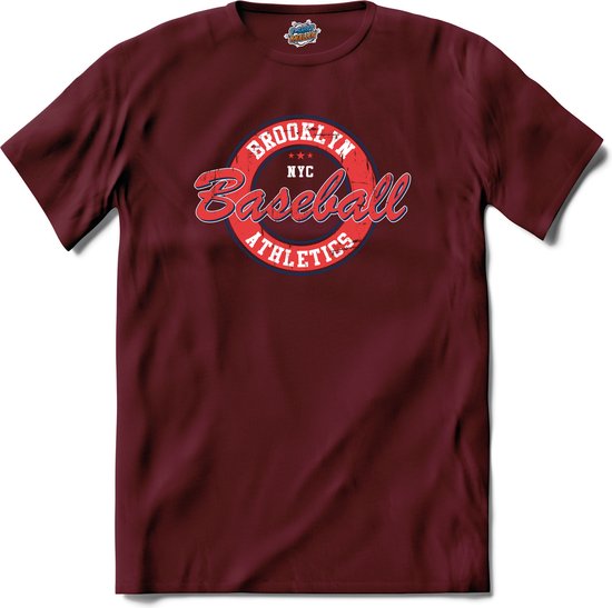 Brooklyn NYC Baseball Athletics | Basketbal - Sport - Basketball - T-Shirt - Unisex - Burgundy