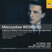 Yuri Kalnits, Igor Yuzefovich, Michael Csányi-Wills - Weinberg: Complete Works For Violin & Piano, Volume 4 (CD)