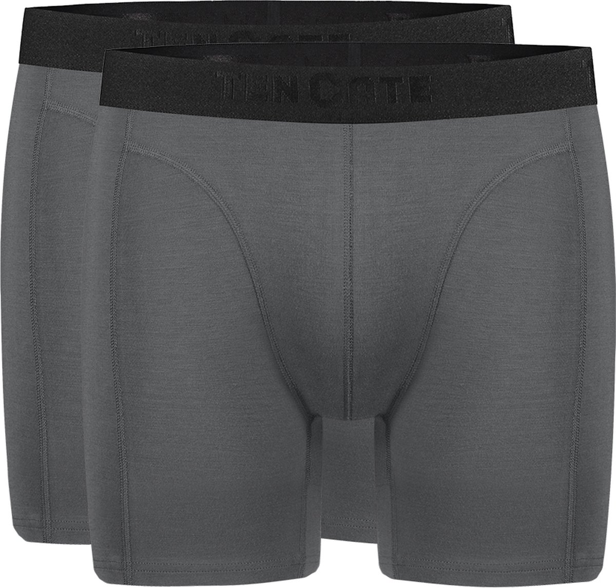 Ten Cate Basics long shorts grijs 2-pack voor Heren | Maat L