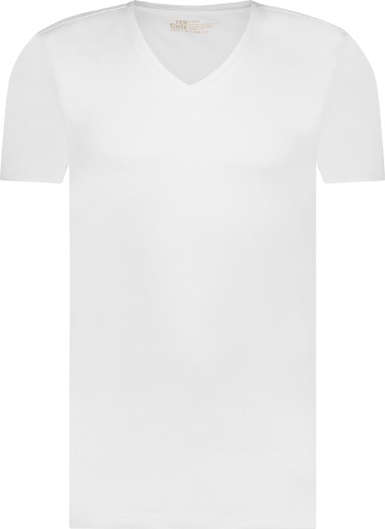 Ten Cate T-Shirt Homme Col V 2-Pack - 32325 - M - Wit