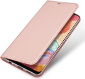 Telefoon hoesje geschikt voor Samsung Galaxy A04e - Dux Ducis Skin Pro Book case - Rose Goud