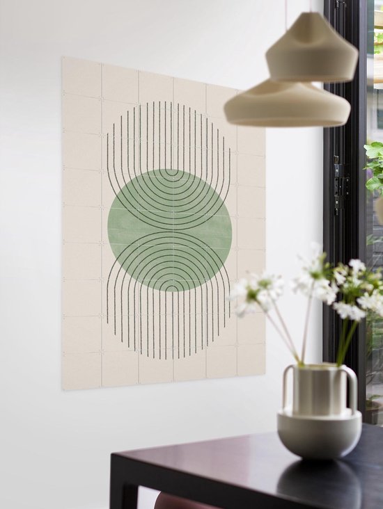 IXXI Perfect Point Green - Décoration murale - Abstrait - 80 x 60 cm