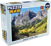Puzzel Amerika - Rivier - Berg - Legpuzzel - Puzzel 1000 stukjes volwassenen