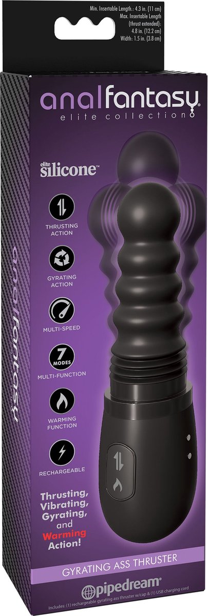 Gyrating Ass Thruster Vibromasseur anal | bol Gyrating Ass Thruster Vibromasseur anal | bol