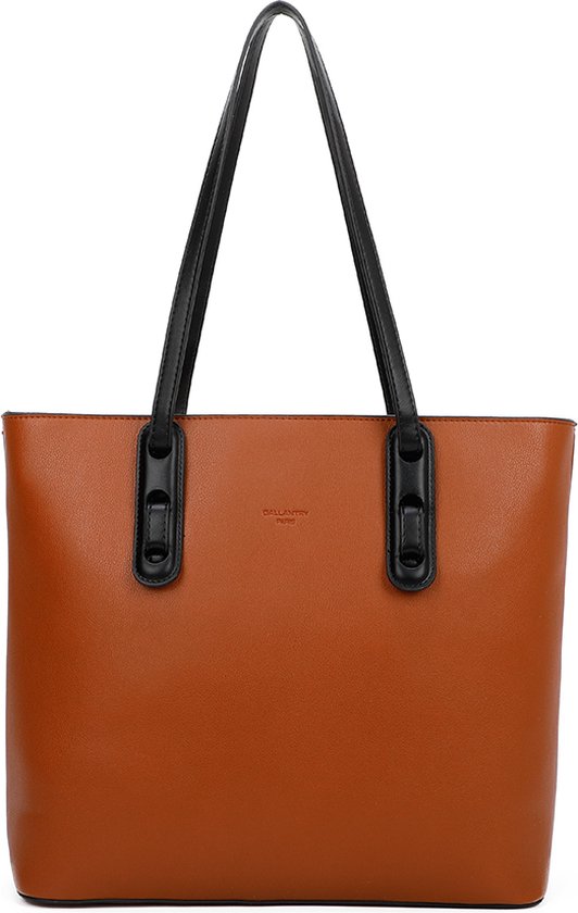 Gallantry - Ladies Bag Shopper - Sac à main - Cartable - Sac de travail - convient pour A4 - Marron