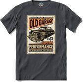 Built For Speed | Auto - Cars - Retro - T-Shirt - Unisex - Mouse Grey - Maat XXL