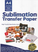 100 A4 vellen Premium sublimatiepapier | Sublimatie Printer papier