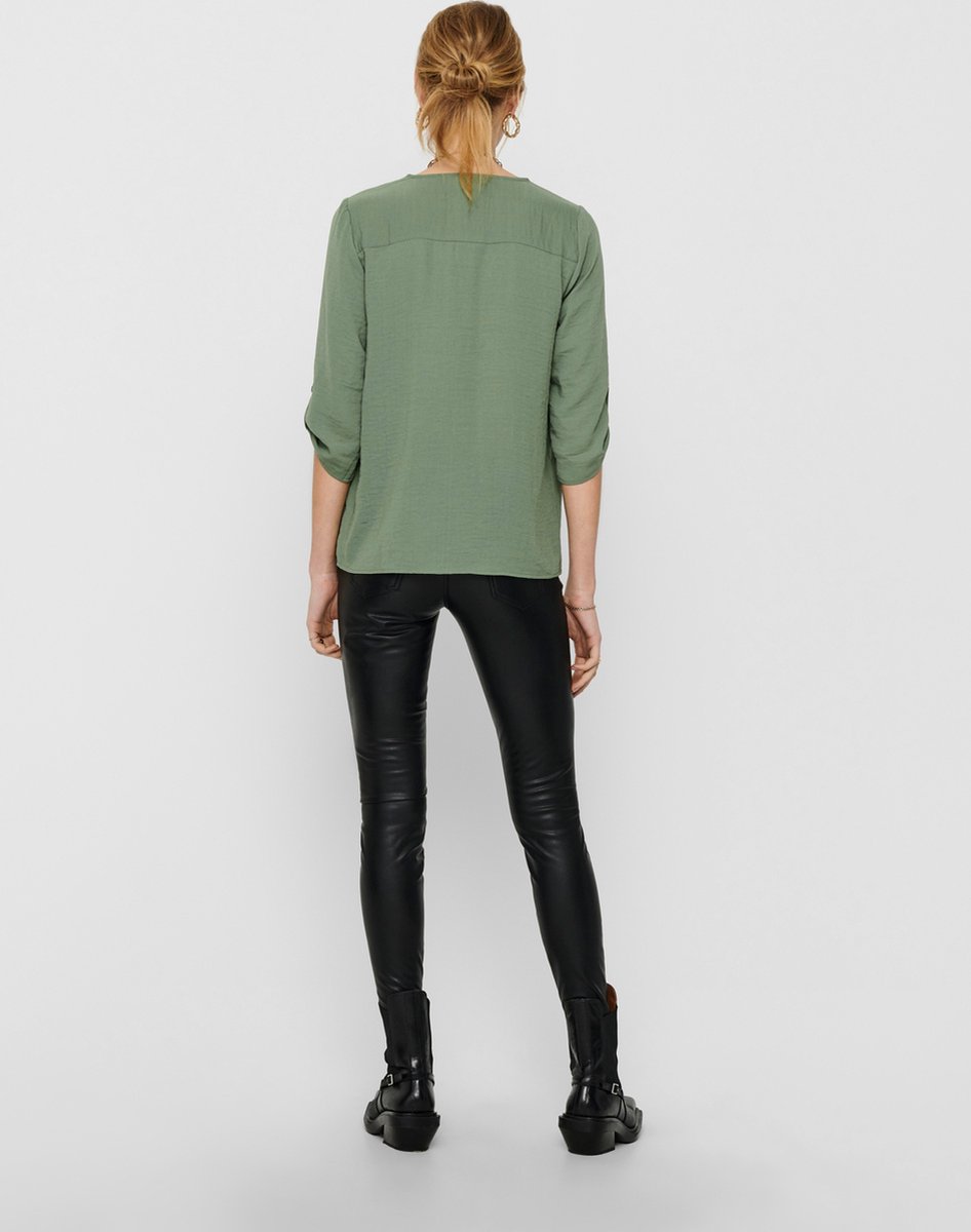 ONLY Damen Jdydivya Langarmshirt 3/4 – Aus Weichem Single-Jersey, Lässiges Top Für Alltag & Freizeit