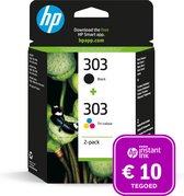 HP 303 - Inktcartridge kleur & zwart +Instant Ink tegoed