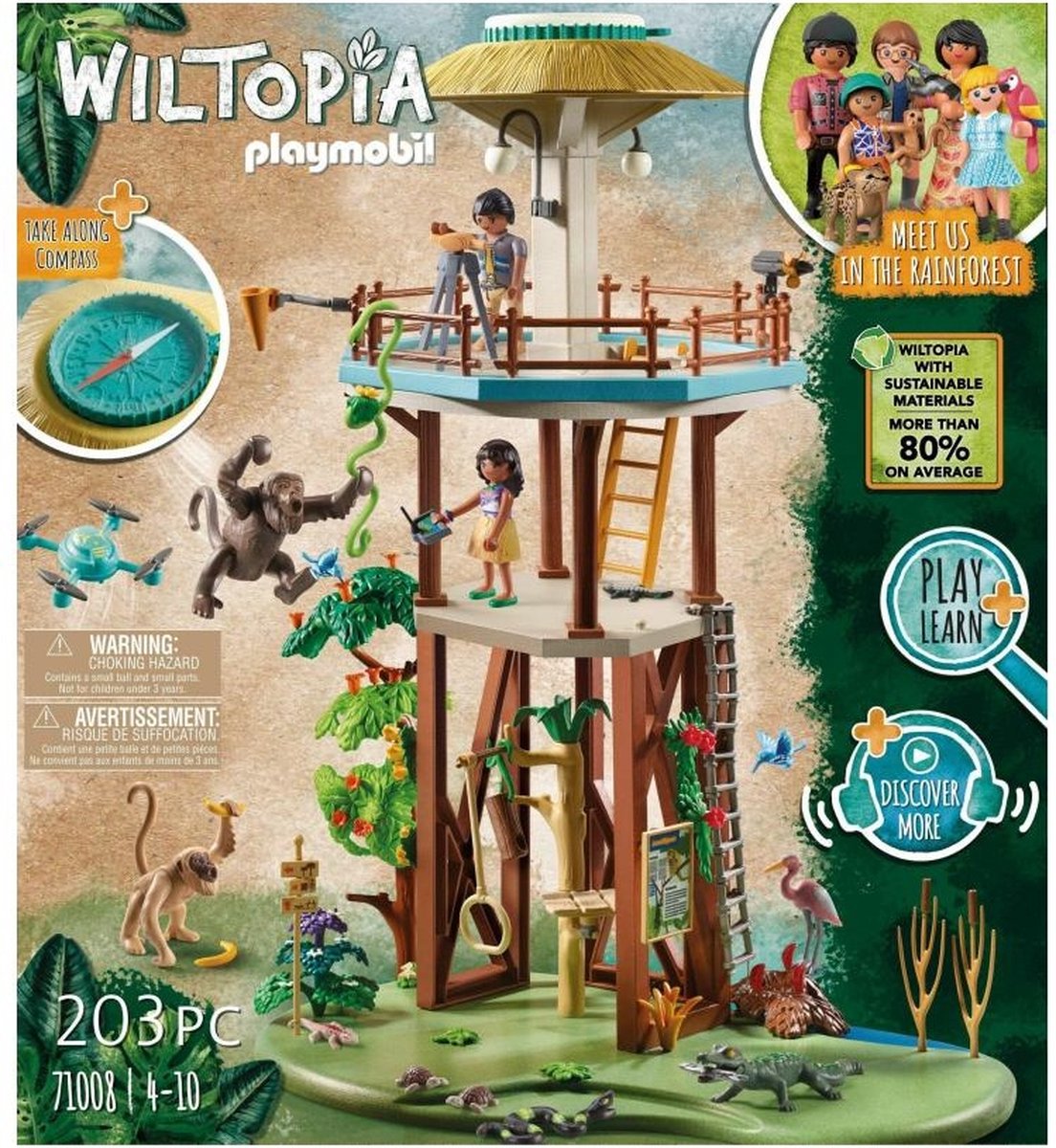 71007 - Playmobil Wiltopia - Centre de soins des animaux Playmobil