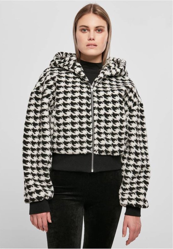 Urban Classics Ladies' sherpa jacket Tussenseizoensjas zwart XXL 100% polyester Basics