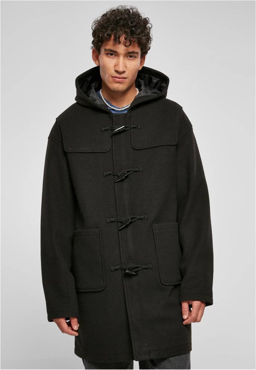 Urban Classics Duffle Winterjas S Zwart
