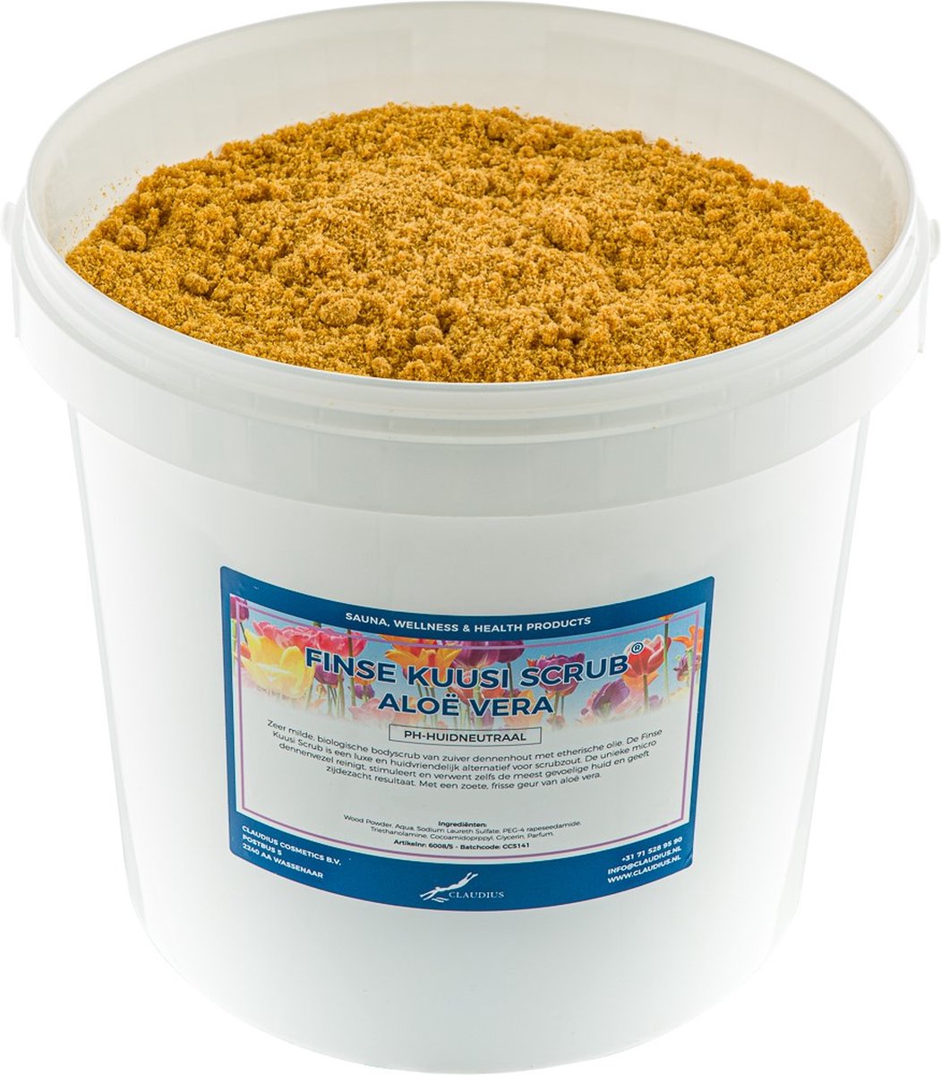 Goedkoopste Kuusi Scrub Aloë Vera 10 liter - Hydraterende Lichaamsscrub