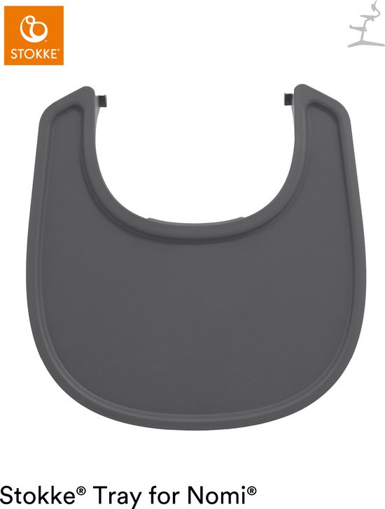 Stokke® Nomi® Eetblad - Anthracite van Merkloos — afbeelding 2