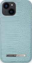 iDeal Of Sweden Atelier Case Introductory iPhone 13 Mini Soft Blue Croco