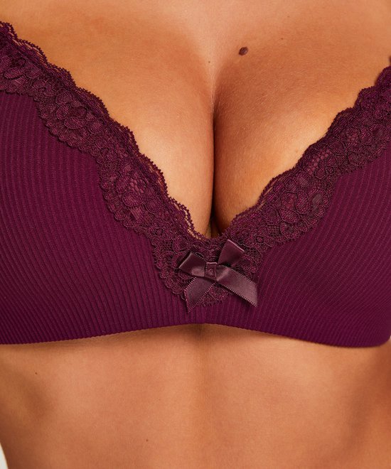 Hunkemöller Dames Lingerie Voorgevormde bh zonder beugel Lola - Roze - maat  B70