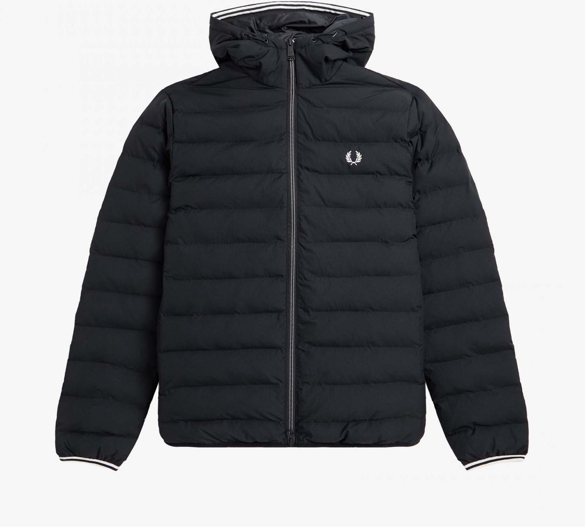Fred Perry Hooded Insulated Jas Mannen - Maat S | bol