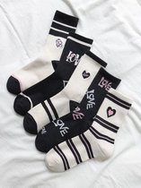Sokken | Sok | Leuk | Cadeau | Moederdag | Love | Valentijn | 5 paar