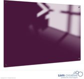 Whiteboard Glas Solid Perfectly Purple 45x60 cm | sam creative whiteboard | White magnetic whiteboard | Glassboard Magnetic