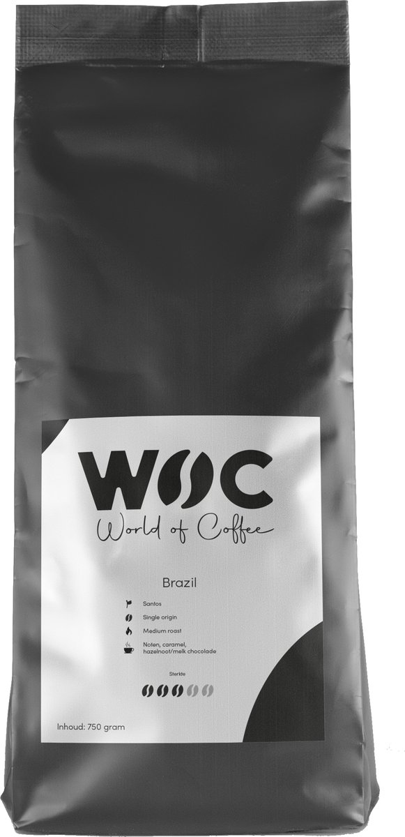 World of Coffee - Brazil - 750 gram verse koffiebonen
