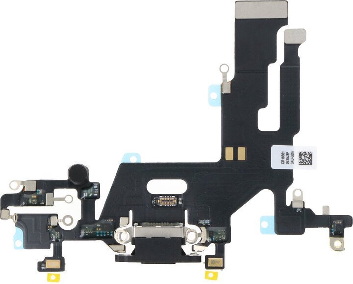 Voor iPhone 11 dock connector flex - oplaadpoort - zwart