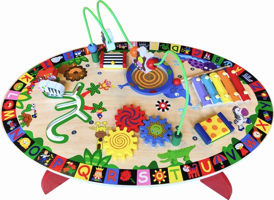 Montessori speelgoed - Activiteitenbord - Speeltafel - Activiteiten tafel - Educatief - Speelgoed 1 jaar
