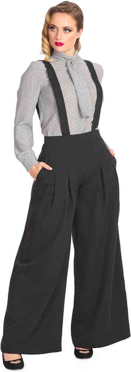 Banned - Diamond Broek rechte pijpen - M - Zwart